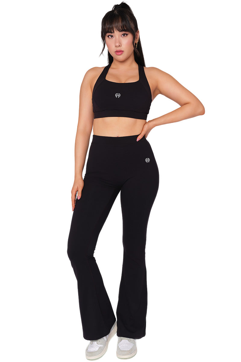 Hope Elliot™ Slight Stretch Flared Yoga Pants Flattering Activewear